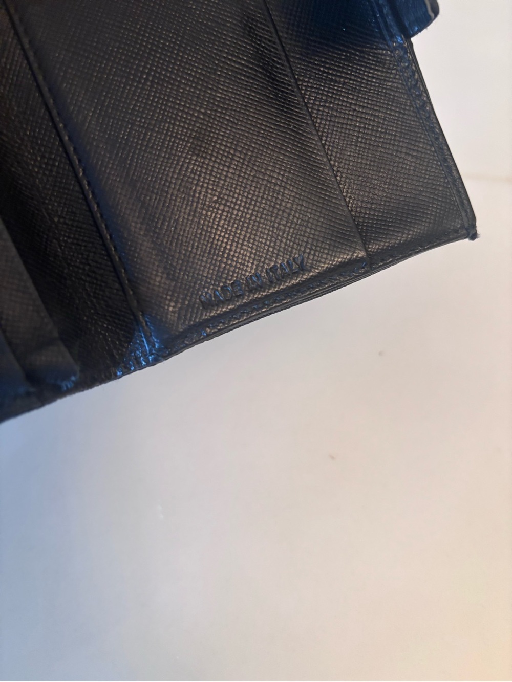 Prada Black Nylon Triangular Logo Wallet - Picture 8 of 9